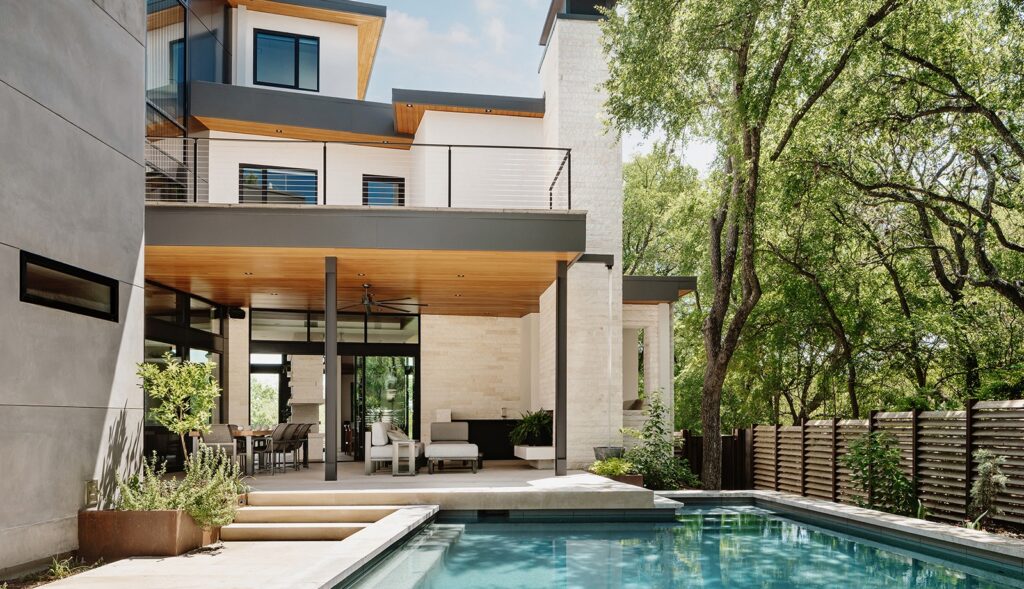 From the pool to the treetops, the Cove House provides layered outdoor living for every generation to enjoy.
